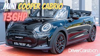 Mini Cooper Cabrio in Midnight Black 136hp  Quick view  Drivercarsbcn [upl. by Jewett]