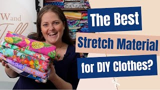 3 stretch cotton fabric materials for your sewing projects you may not know about [upl. by Manlove]