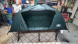 Kamprite cot tent first set up part 1 [upl. by Walke]