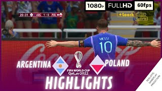 Resumen  ARGENTINA vs POLONIA • Copa Mundial Qatar 2022  Grupo C  Nov 26 [upl. by Rice]