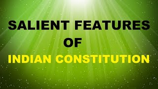 SALIENT FEATURES OF INDIAN CONSTITUTION  EXPLAINED IN TAMIL TnpscVetripaadhai IndianPolity [upl. by Eerazed938]