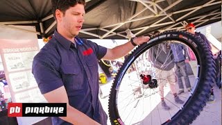 How To Set Up Tubeless MTB Tires In 60 Seconds [upl. by Aisek456]