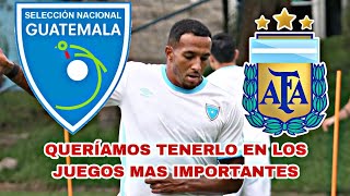 LA GRAN AUSENCIA DE GUATEMALA NATHANIEL MENDEZLAING PARA ENFRENTAR A ARGENTINA [upl. by Alekat459]