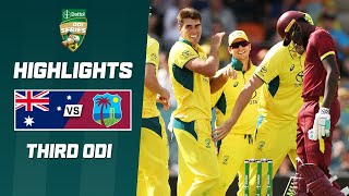 Australia v West Indies 202324  Third ODI [upl. by Jacquenette]