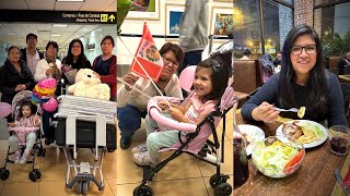 😭🇵🇪¡LLEGAMOS A PERÚ Mi familia conoce a mi hija POR PRIMERA VEZ [upl. by Kcirdderf]