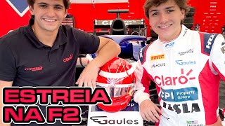 ENZO FITTIPALDI F2 DEBUT  ESTREIA GAULES NA F2 [upl. by Ratha39]