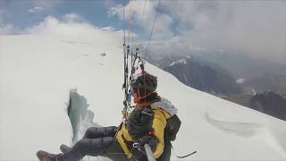 Mix Paragliding and mountainering Spantik Pakistan [upl. by Aksehcnarf340]