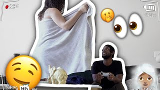 DROPPING MY TOWEL🤗 TO SEE HIS REACTION👀🥵 MUST WATCH [upl. by Tisdale457]