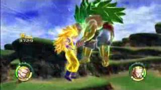 Dragonball Z Raging Blast 2  SSJ3 Goku VS SSJ3 BrolyFLV [upl. by Coltson]