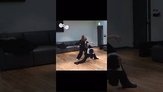 Hyunjin and Yeji quotPlay With Firequot dance practice behind the scenes clips hyunjin [upl. by Nelyag]