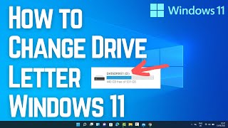 How to Change Drive Letter in Windows 11 [upl. by Ettezzil]