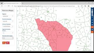 Consultazione e visura gratis di una mappa catasto terreni tramite Geoportale Cartografico Catastale [upl. by Isidora]