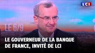 quotOn va échapper au scénario noir de la récessionquot assure le gouverneur de la Banque de France [upl. by Nitsej]