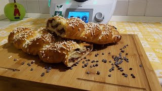 Treccia di pan brioche al cioccolato per bimby TM6 TM5 TM31 [upl. by Eciened327]