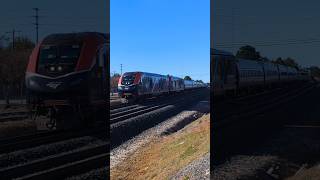 Amtrak Floridian train 40 approaches Raleigh NC at the NC State Fairgrounds 11162024 [upl. by Kaylee360]