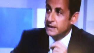 Sarkozy sexplique en direct sur les roms à bruxelles [upl. by Kcirederf]