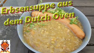 Erbsensuppe aus dem Dutch Oven [upl. by Erdnael4]