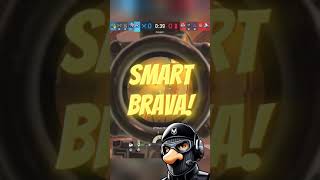 Playing Brava Makes You A SMART Player rainbowsixsiege xbox [upl. by Ashby]