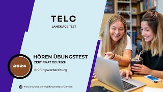 TELC B1 ZERTIFIKAT HÖREN 2024 Modelltest 04 [upl. by Ninel]