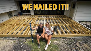 All Framed Up  Building a New Backyard Deck  Part 2 Framing [upl. by Mcclenon]