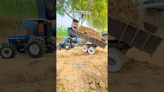 New Holland with dumper trolley 🔥🔥 [upl. by Ainimre]