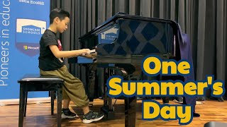 Spirit Away  One Summers Day Piano Cover by ISAAC [upl. by Balliett]