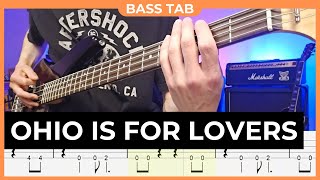 HAWTHORNE HEIGHTS  Ohio is for Lovers  Bass Cover with Bass Tabs [upl. by Zirkle]