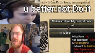 When u deny Rhineland in a Hoi4 mp game [upl. by Amitak]