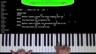 Reckless Love  How to Play on the Piano F [upl. by Arev]