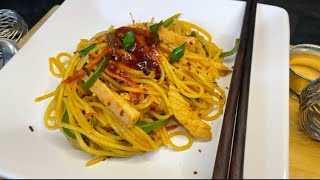 THAI CHILLI CHOW MINECHEF ERFAAN  MY CHEF  mychef food  chow mine  Thai  chilli [upl. by Yengac]