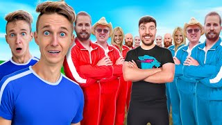 MrBeast CHALLENGED Us To Meet 100 Sets of TWINS [upl. by Anwahsad]