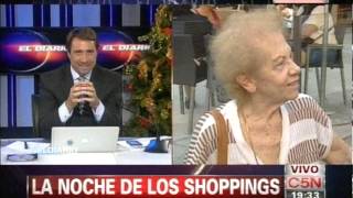 C5N  EL DIARIO LA NOCHE DE LOS SHOPPINGS CON ROBERTITO PARTE 1 [upl. by Ainosal584]