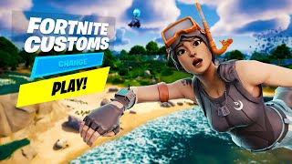 🔴LIVE Fortnite Customs [upl. by Acinad958]