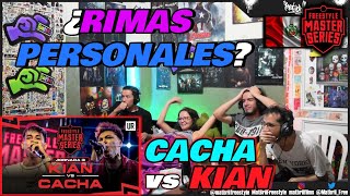 🔴COLOMBIANOS REACCIONAN a CACHA vs KIAN  ¿RIMAS PERSONALES FMS PERÚ JORNADA 3 2023 [upl. by Assilac]