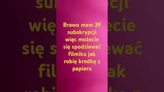 Wiadomość na temat kredki z papieru [upl. by Releehw]