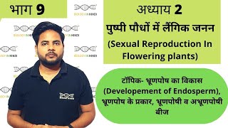 अध्याय 2 भाग 9 पुष्पी पौधों में लैंगिक जनन  जीव विज्ञान कक्षा 12  Sexual repro in flowering plant [upl. by Ettevad985]