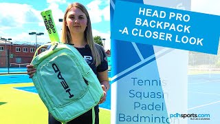 Head Pro Backpack 30L review by pdhsportscom [upl. by Eneirda318]