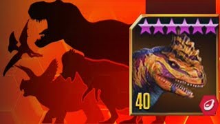 RAJASTEGA Vs 9 OPPONENTS  Jurassic World The Game [upl. by Atazroglam]