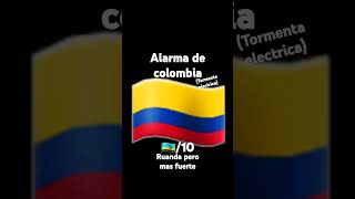 Alarma de Colombia🇨🇴tormenta electrica [upl. by Adok]