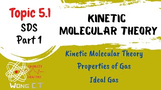 Kinetic Molecular Theory  Properties of Gas  Ideal Gas  SDS SK015 Topic 51 Part 1 [upl. by Anaujal]