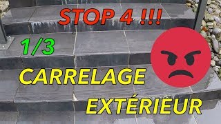 🇫🇷 COMMENT CARRELER UNE TERRASSE EXTERIEUR EN BÉTON  13 SIR 4 ✞ [upl. by Ubana]