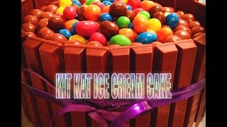 HOW TO KIT KAT ICE CREAM CAKE FAST AND EASY [upl. by Felecia]