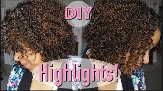 DIY Blonde Highlights on Natural Hair ft Clairol [upl. by Ericha]