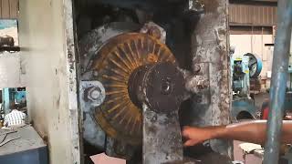 power press mechine wheel bearing replacement [upl. by Htebazileyram89]