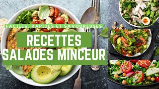 7 succulentes RECETTES de SALADES MINCEUR  Simples et rapides 🥗🔥 [upl. by Isaiah536]