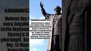 Karamanoğlu Mehmet bey 70 Karaman Konya yokken Karaman vardı 👌👍👍70 [upl. by Droffats]