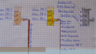 Golf 5 V Heckklappe Kabelbaum Reparatur Steckerbelegung Ausfall Schloss Heckscheibenwischer [upl. by Africa]