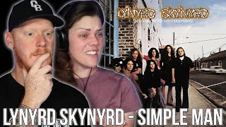 COUPLE React to Lynyrd Skynyrd  Simple Man  OFFICE BLOKE DAVE [upl. by Groscr]