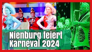 Guggenmusik und Krah Krah  Karneval in Nienburg Saale 2024 [upl. by Zellner]