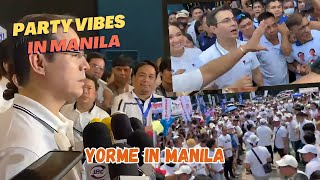 Manila Party vibes for Yorme Isko iskomoreno [upl. by Durwyn84]